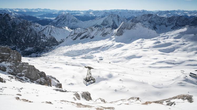 Gletscher-Skigebiet der Zugspitze