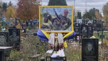 Ein Friedhof in der Westukraine