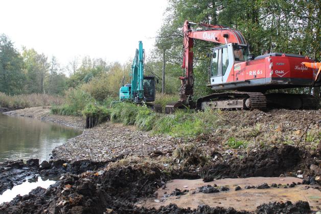 Entschlammung am Mühlenteich in Heiligenrode beginnt DKO