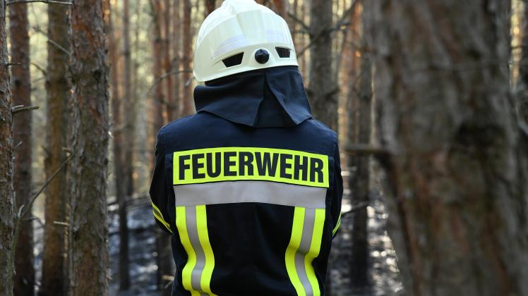Feuerwehr dämmt Waldbrand ein