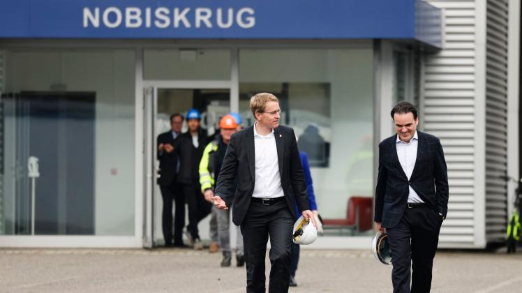 Ministerpräsident besucht Nobiskrug Werft