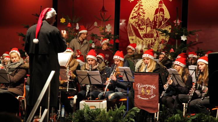 Blasorchester auf dem Weihnachtsmarkt Melle