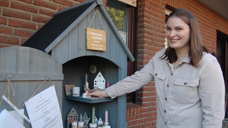 Ein Holzhäuschen mit allerlei Dekorationsartikeln für Zuhause und Geschenke hat Katharina Ludmann im September eröffnet.