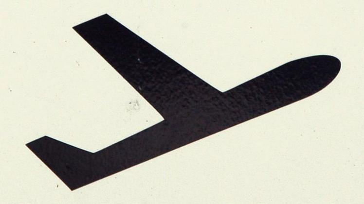 Flugzeug Piktogramm