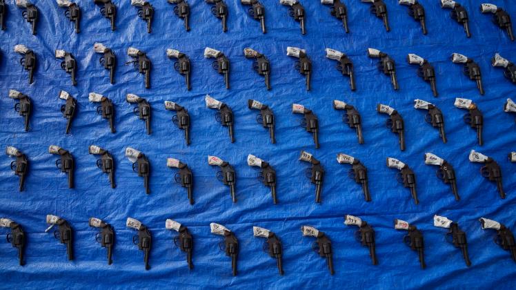 Beschlagnahmte Waffen in Panama