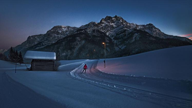 Nachtloipe in Tirol mit Solarstrom