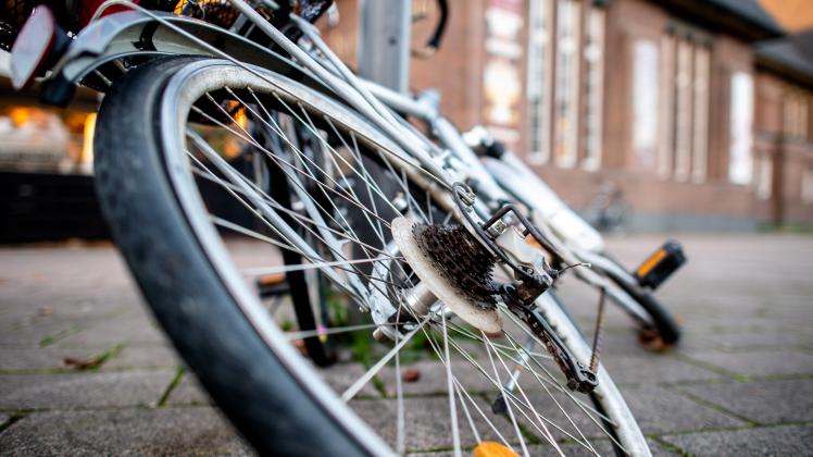Verwaiste Fahrräder in Niedersachsen