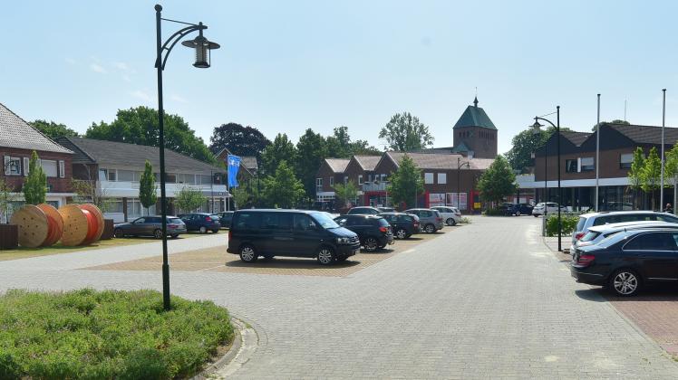 Im südlichen Abschnitt des Marktplatzes in Wietmarschen soll ein kleiner Spielplatz entstehen. 