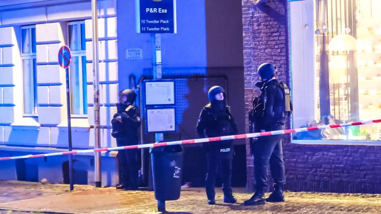 Die Bombendrohung sorgte vor einer Woche für einen großen Polizeieinsatz in der Friesischen Straße.