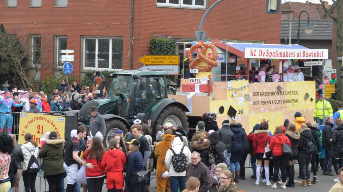 Karnevalsumzug 2023 in Bawinkel offen neuer Vorstand übernimmt NOZ