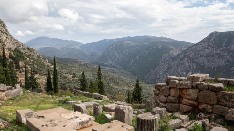 Welterbestätte der Unesco in Delphi