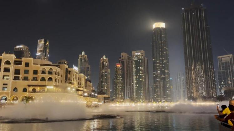 Katar Dubai Fontäne