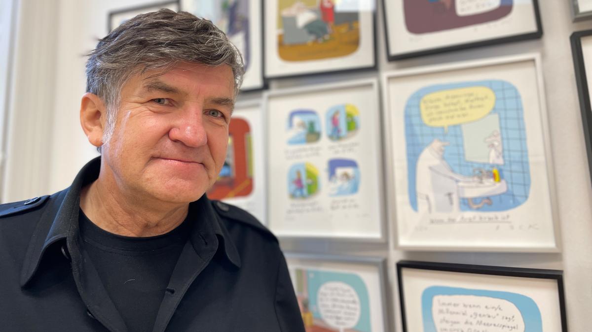 Beck-Karikaturen und Cartoons im Itzehoer Kreismuseum Prinzeßhof | SHZ