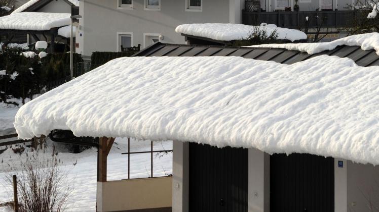 Winterwetter: Garage nach Schneefall extra lüften