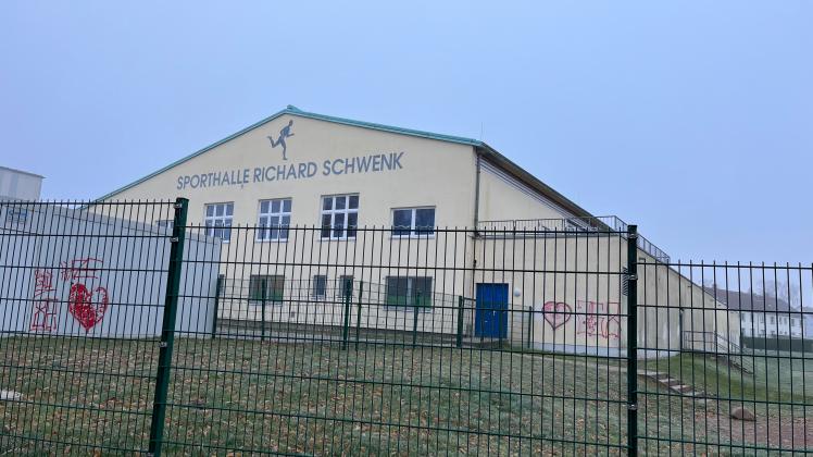 Im Notfall könnte die Sporthalle „Richard Schwenk“ in Boizenburg ein Ort zum Aufwärmen werden.
