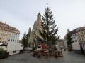 Lichter Weihnachtsbaum vor der Dresdner Frauenkirche