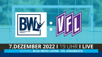 VfL Osnabrück spielt am 7. Dezember ein Testspiel gegen Blau-Weiß Lohne. noz.de überträgt die Partie im Livestream. 