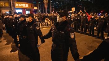 Protest in Peking