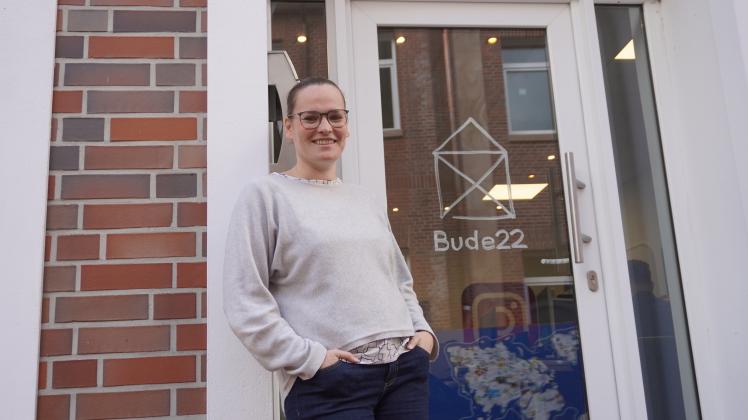 Caroline Wille ist Geschäftsführerin von „Bude 22“, einer Kreativagentur an der Hasestraße 22 in Haselünne.