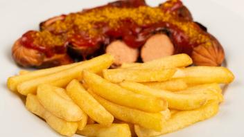 pommes frites,currywurst,fritten,pommes,currywürste *** french fries,curry sausage,pommes,wursts gb0-fkp