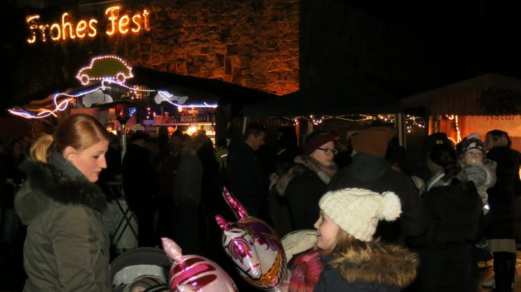 Viele freuen sich bereits auf den Weihnachtsmarkt am 10. und 11. Dezember in Fürstenau auf der Schlossinsel.