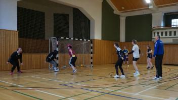Handballtraining Frauen