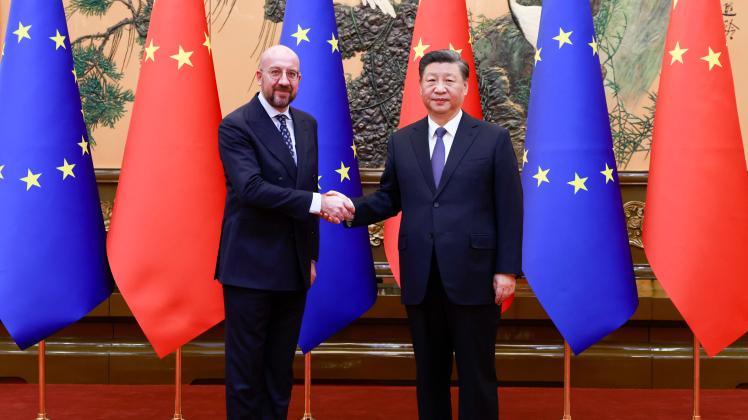 Präsident des Europäischen Rates Michel in China