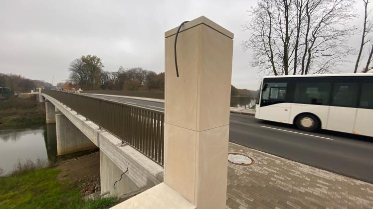 Die Bauarbeiten an der Emsbrücke in Lingen-Schepsdorf ruhen aktuell. 