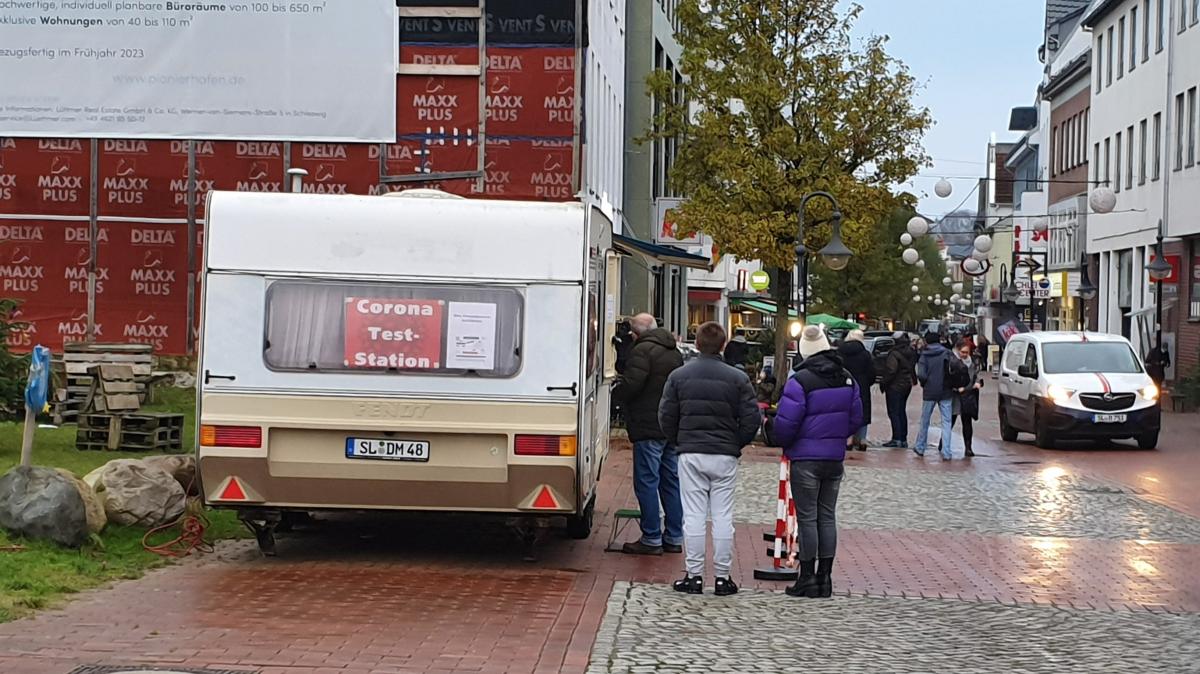 So ist die Lage bei den CoronaTeststationen in Schleswig SHZ