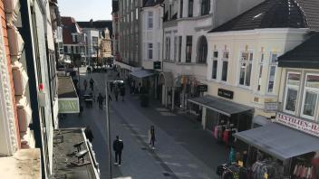 Es mangelt an stärkerer, gemeinsamer Außendarstellung: Fußgängerzone in Delmenhorst.