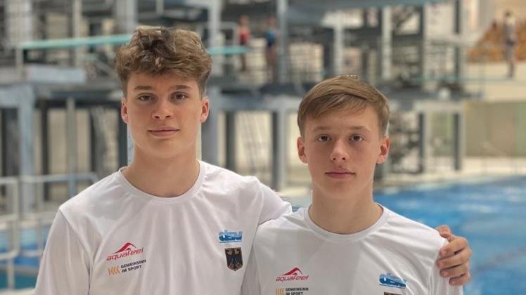 Vertreten Rostock bei den Junioren-Weltmeisterschaften in Montreal: Espen Prenzyna (links) und Mahi Gruchow