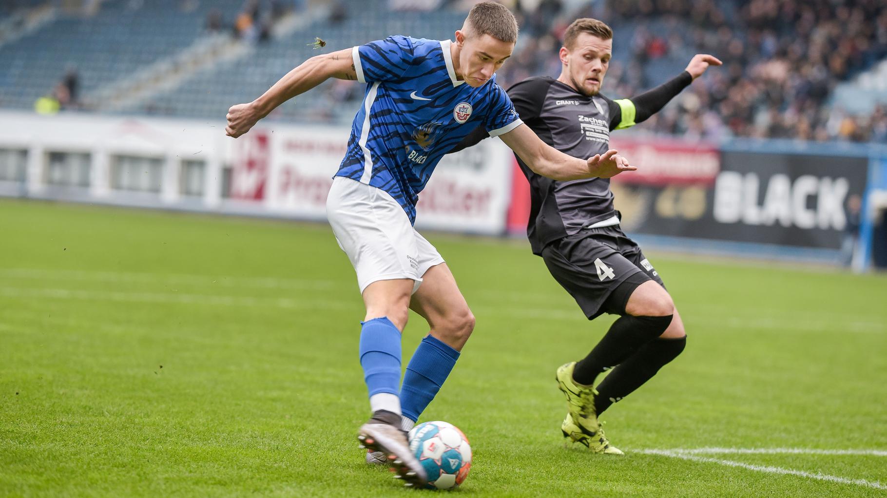 U23 des FC Hansa Rostock verspielt Führung gegen Optik Rathenow