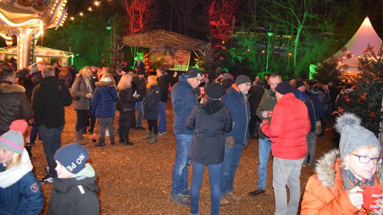 Am vergangenen Wochenende erstrahlte auf dem Tomblaine-Platz in Hasbergen wieder das traditionelle Weihnachtsdorf.
