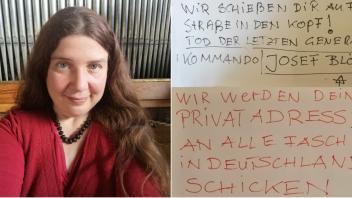 Klimaaktivistin Sonja Manderbach erhält regelmäßig Morddrohungen. 
