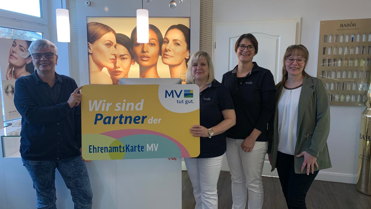 Kosmetikstudio Moss in Wittenburg nun Partner der Ehrenamtskarte SVZ
