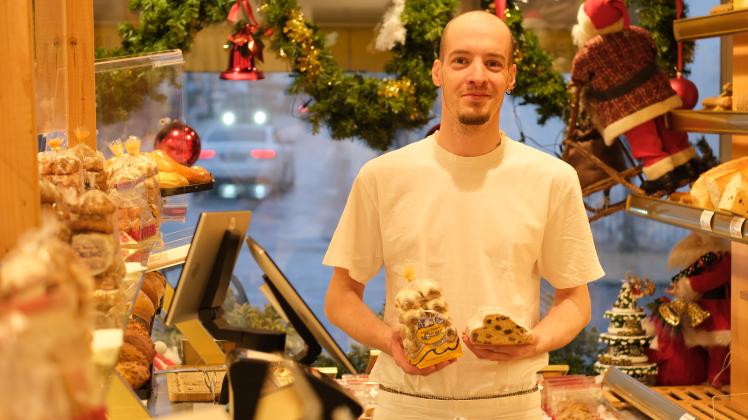 Tim Moog (31) ist Bäckergeselle bei der Bäckerei Abeling auf Sylt