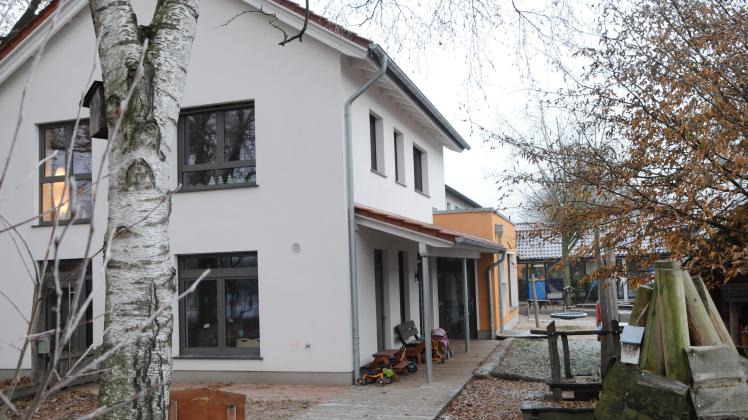 Der Anbau der Krippe am evangelischen Kindergarten erfolgte im Jahr 2019.