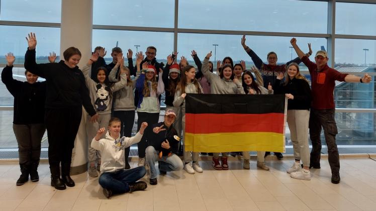 Gut gelaunt in Finnland: Dort nahmen Schüler der IGS Fürstenau an ‚Erasmus-Projekt „We are music“ teil.