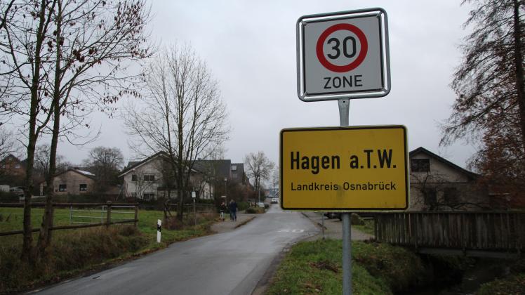Der Lotter Weg in Hagen a.T.W. könnte zur Fahrradstraße umgewidmet werden, 21.12.2022