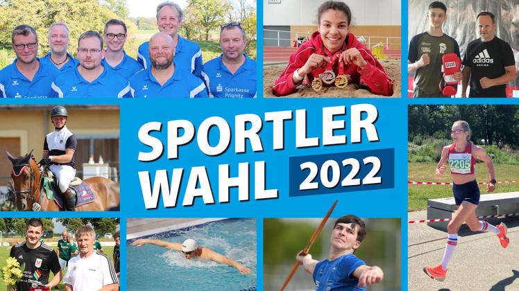 Insgesamt 20 Kandidaten stehen bei der Prignitzer Sportlerumfrage 2022 zur Auswahl.
