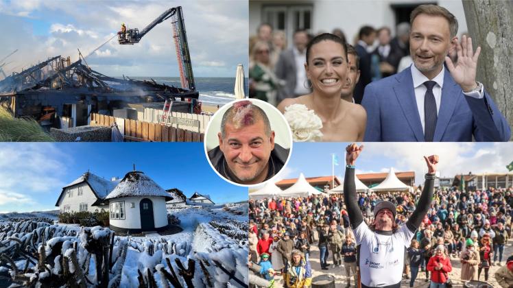 Badezeit-Brand, Lindner-Hochzeit, Wind Surf Cup, Punks und eine verschneite Insel: Das Jahr 2022 auf Sylt war turbulent.