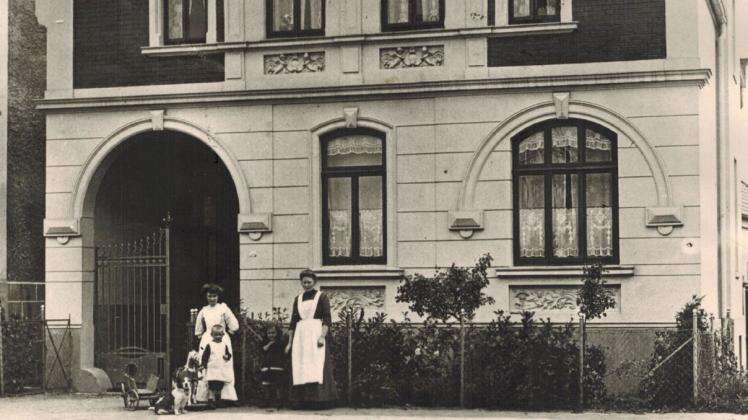 Arbeitswanderer aus dem Eichsfeld wurden in Delmenhorst heimisch: Haus des Dachdeckers Wilhelm Jünemann von 1906 an der Bismarckstraße 11.
