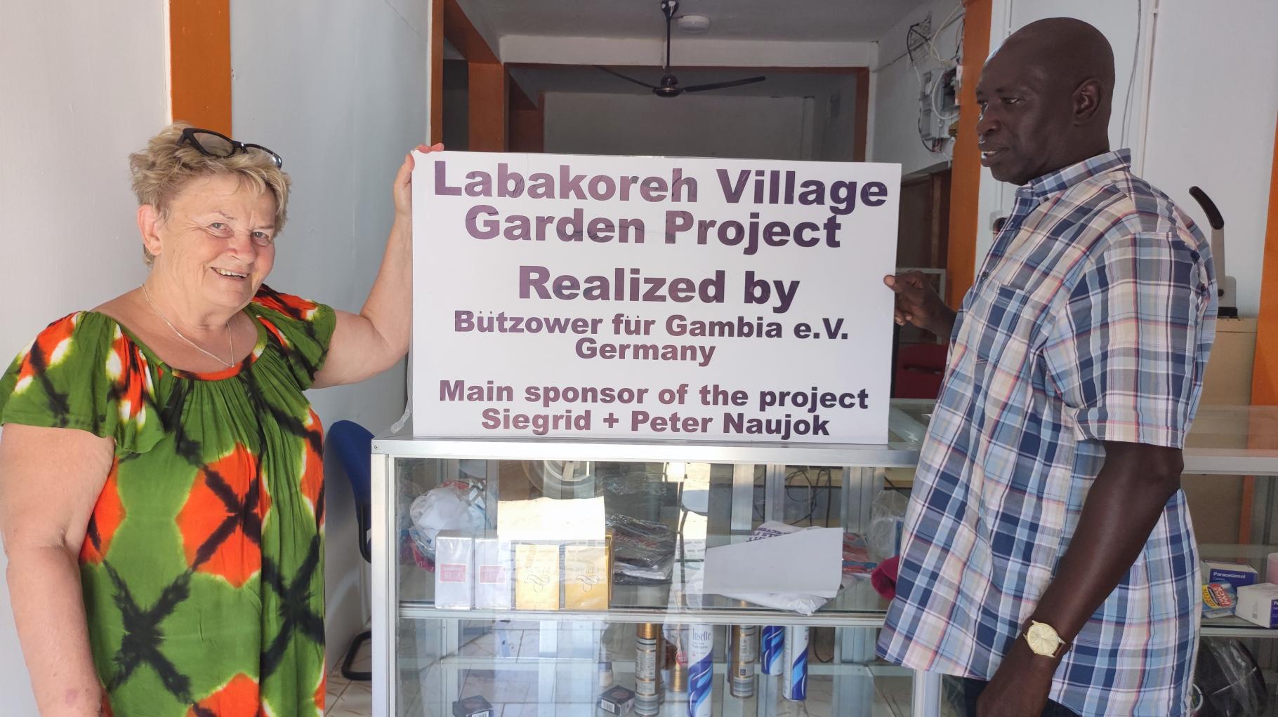 In Labakoreh gibt es jetzt einen Garten und damit Arbeit für Frauen