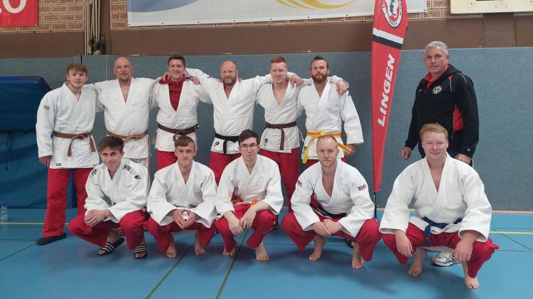 Die Judoka des Lingener-Judo-Verein um Trainer Michael Mohaupt