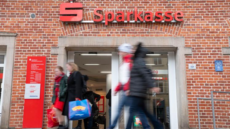Volker Bohlmann Sparkasse Schwerin, Symbolbild 02.01.2023 Foto Volker Bohlmann