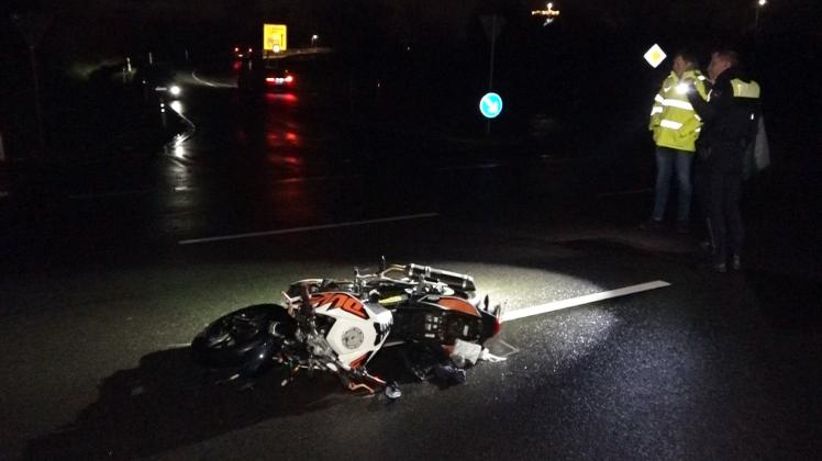 Tödlicher Unfall Stuhr Motorrad 16-Jähriger
