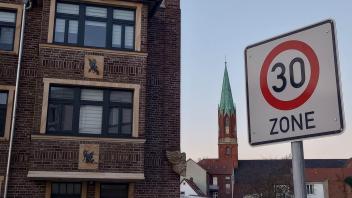 Tempo 30 Zone Bahnstraße