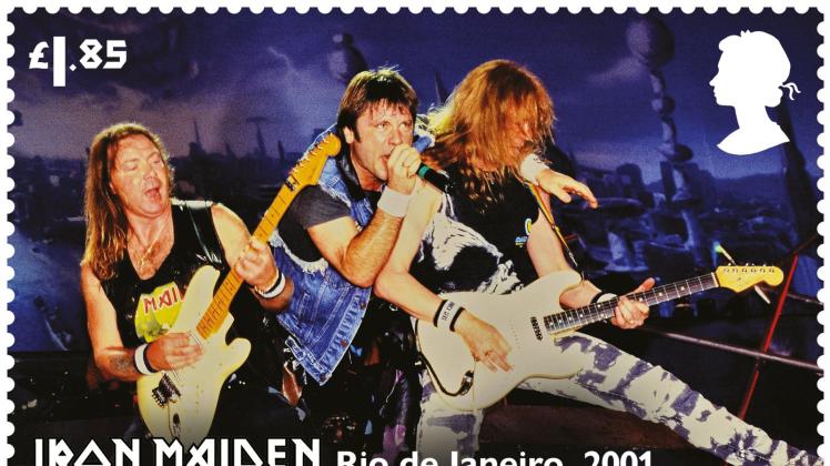Iron Maiden bekommt eigene Briefmarken der Royal Mail