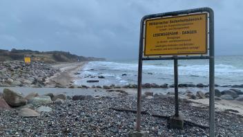 Idylle an der Ostseeküste: Der Strand des Truppenübungsplatzes Putlos ist allerdings für die Öffentlichkeit gesperrt. 