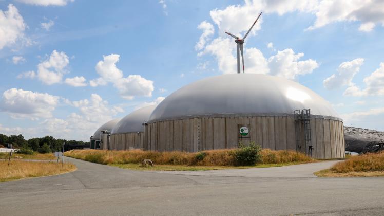 DEU, Deutschland, Nordrhein-Westfalen, Saerbeck, 25.06.2022: Bioenergiepark Saerbeck in ehemaligem Munitionsdepot der B